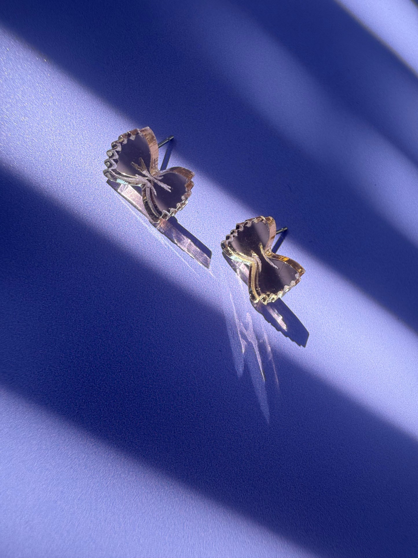 Boucles d'oreilles Puces d'Oreilles "Farfalle"