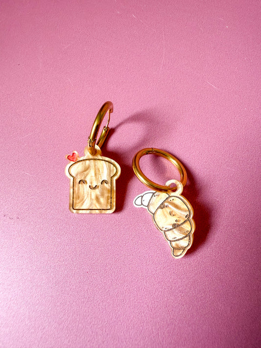 đ„ CrĂ©oles Interchangeables â Croissant & Tartine