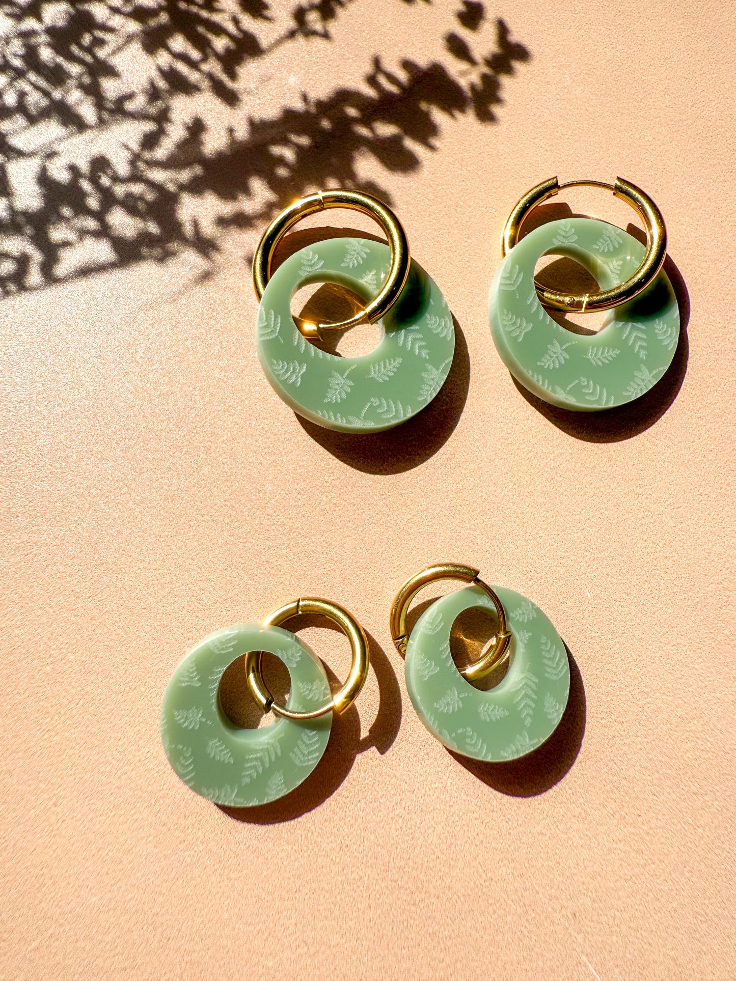 Boucles d'oreilles Créoles Interchangeables – Natura mini 🌿