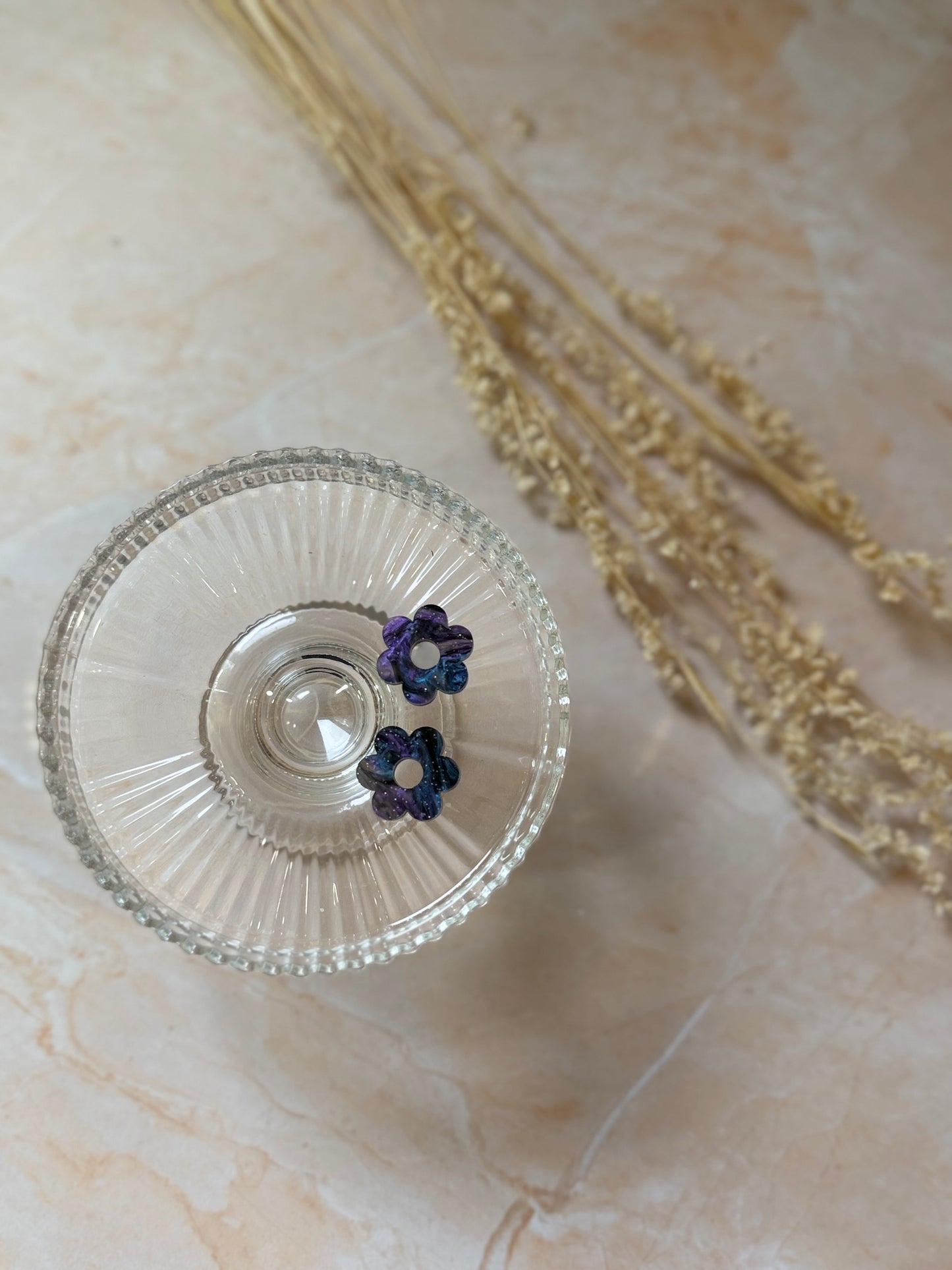 Boucles d'oreilles Créoles interchangeables - Daisy Céleste