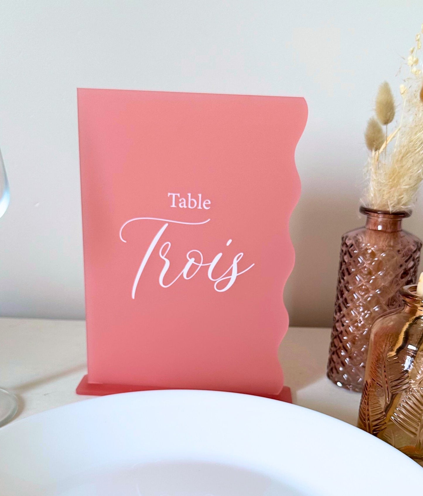 Numéro / Noms de table Sur-mesure