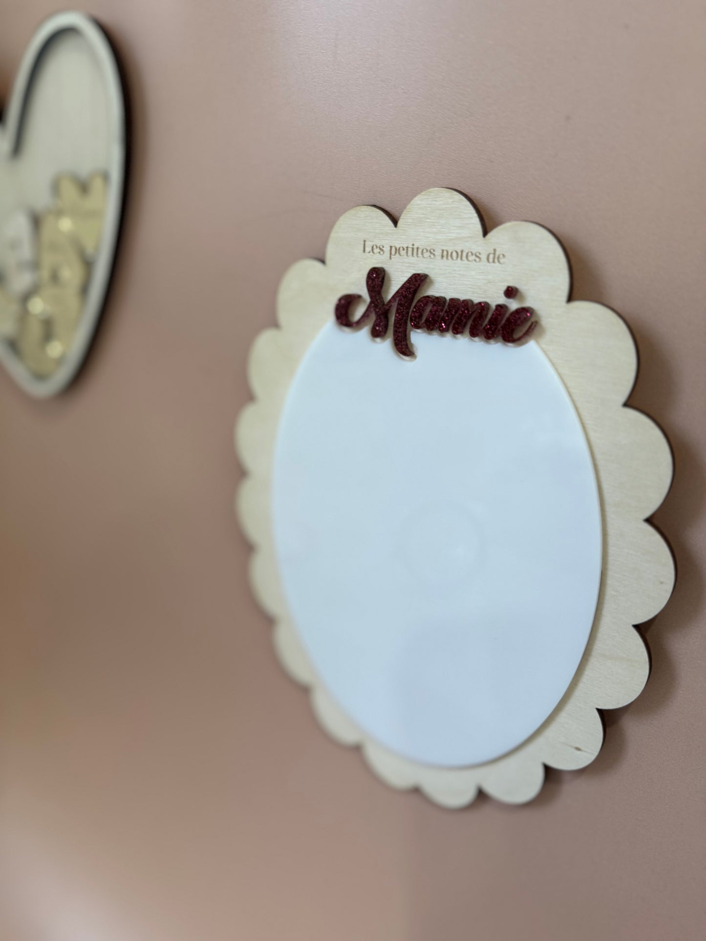 Les Petites Notes de Mamie – Bloc-Notes Réutilisable en Plexiglass