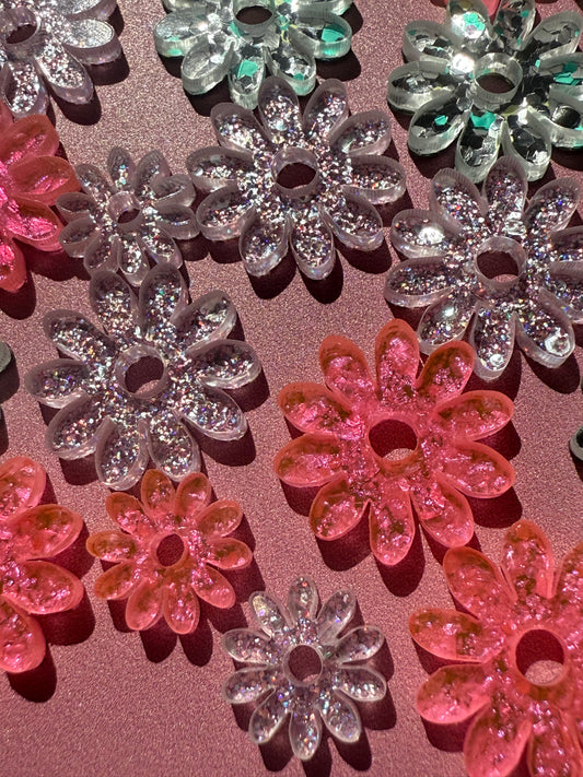 Créoles interchangeables - 🌼 Brilla – Les marguerites qui font des étincelles