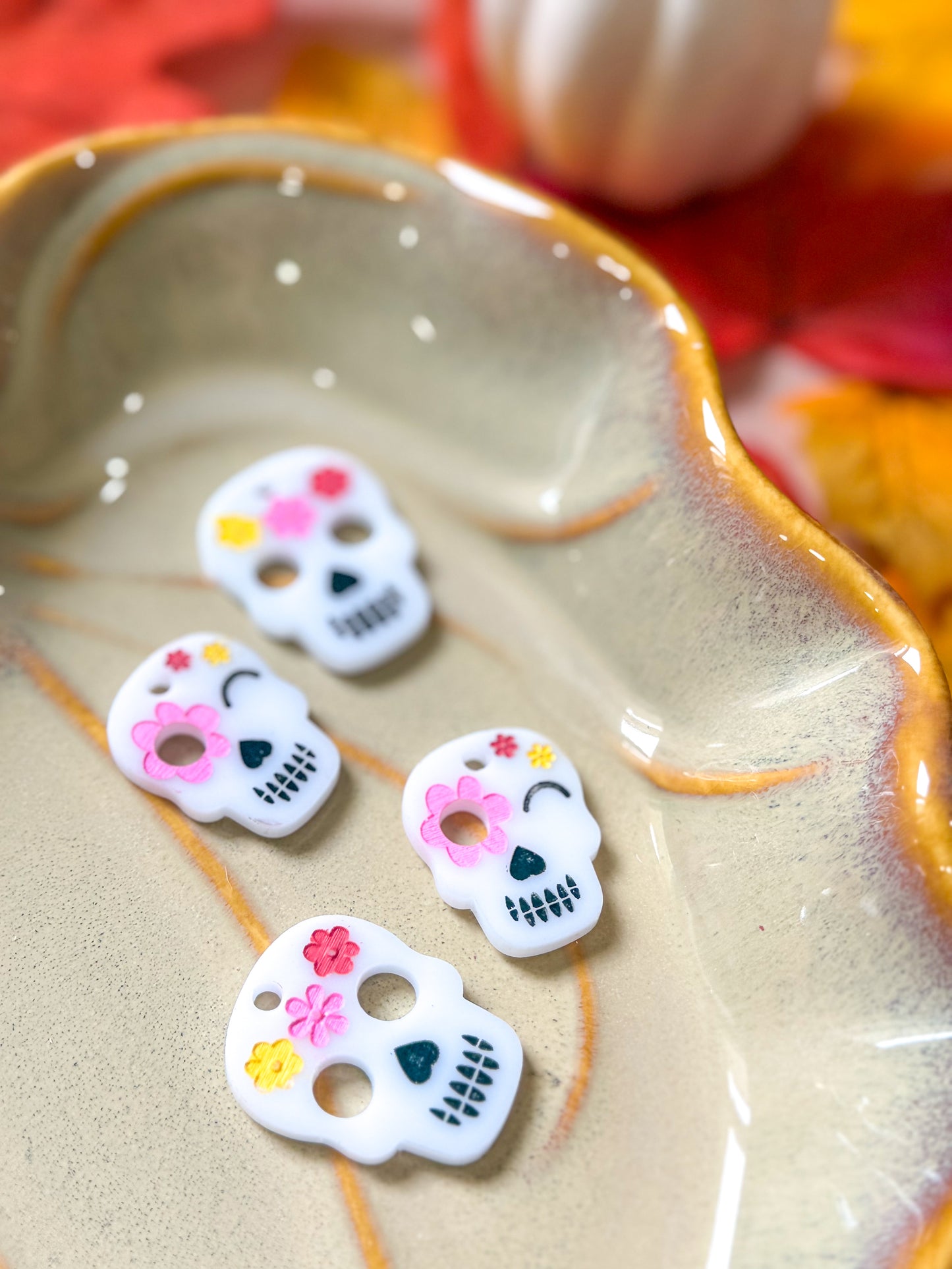 Créoles interchangeables - Dia de los Muertos – Esprit et couleur