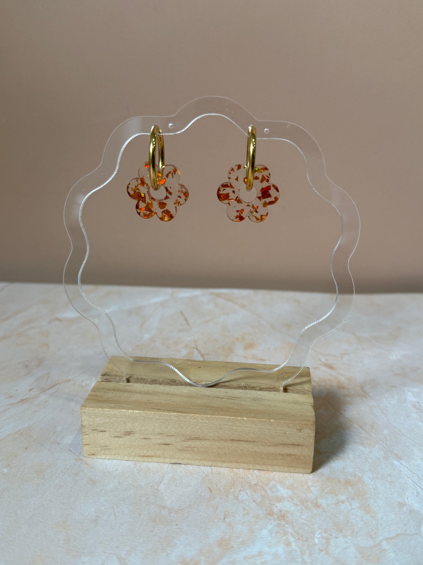 Boucles d'oreilles Créoles interchangeables - Daisy Dorélia