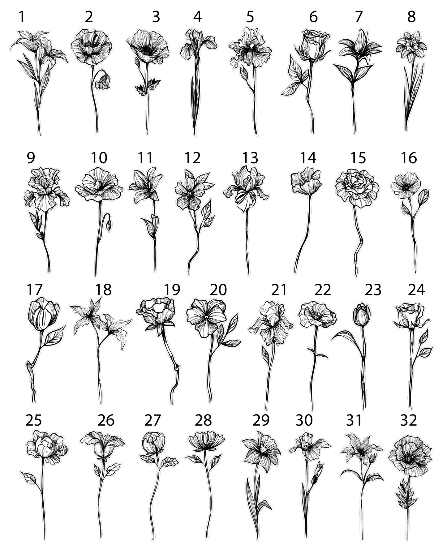 Fleur en bois