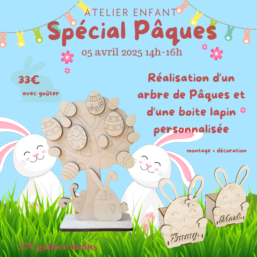 Atelier créatif – Spécial Pâques chez les Les P’tits Trésors de Nelly