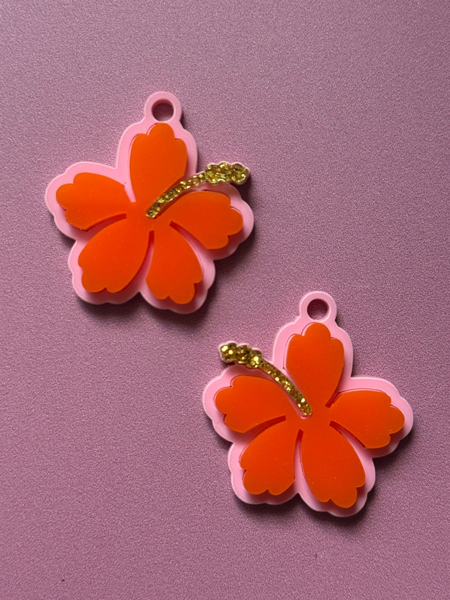 Créoles interchangeables - Les Hibiscus