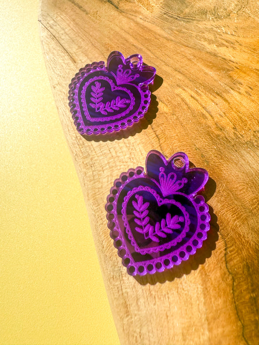 Boucles  d'oreilles Créoles Interchangeables – Sacré Cœur