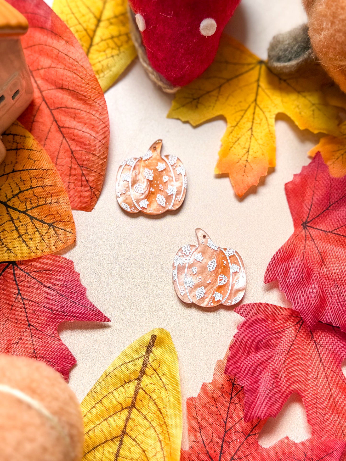 Créoles interchangeables - Pumpkin Bloom