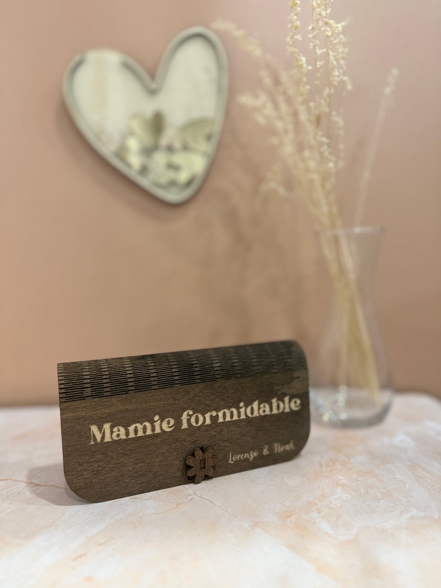 Boîte à Lunettes en Bois – Spécial Mamie
