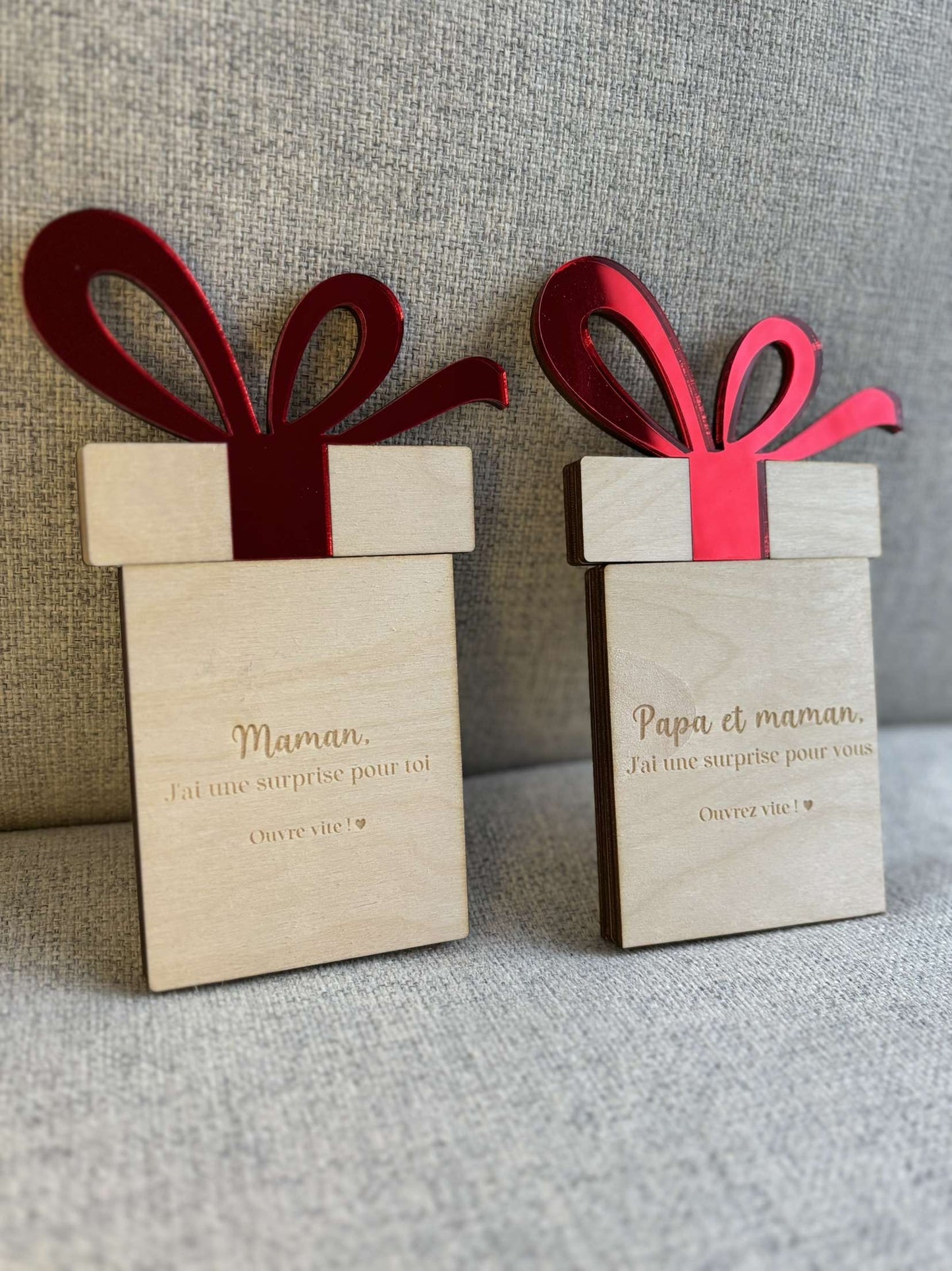 Coffret Cadeau Personnalisé en Bois