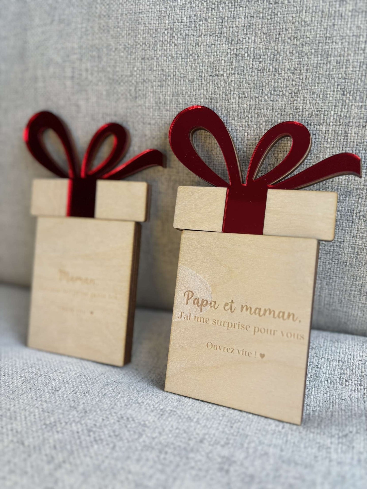 Coffret Cadeau Personnalisé en Bois