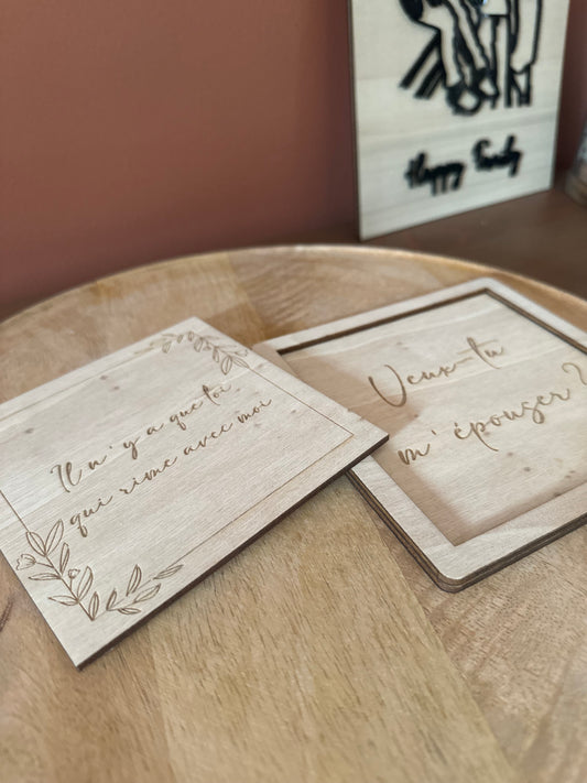 Cadre puzzle - Demande