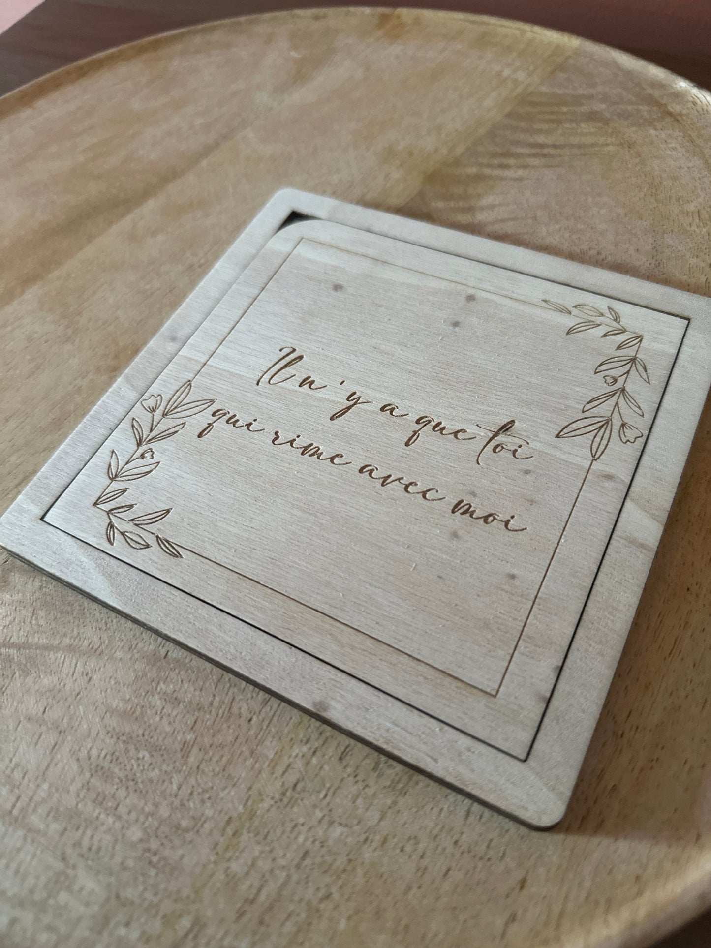 Cadre puzzle - Demande
