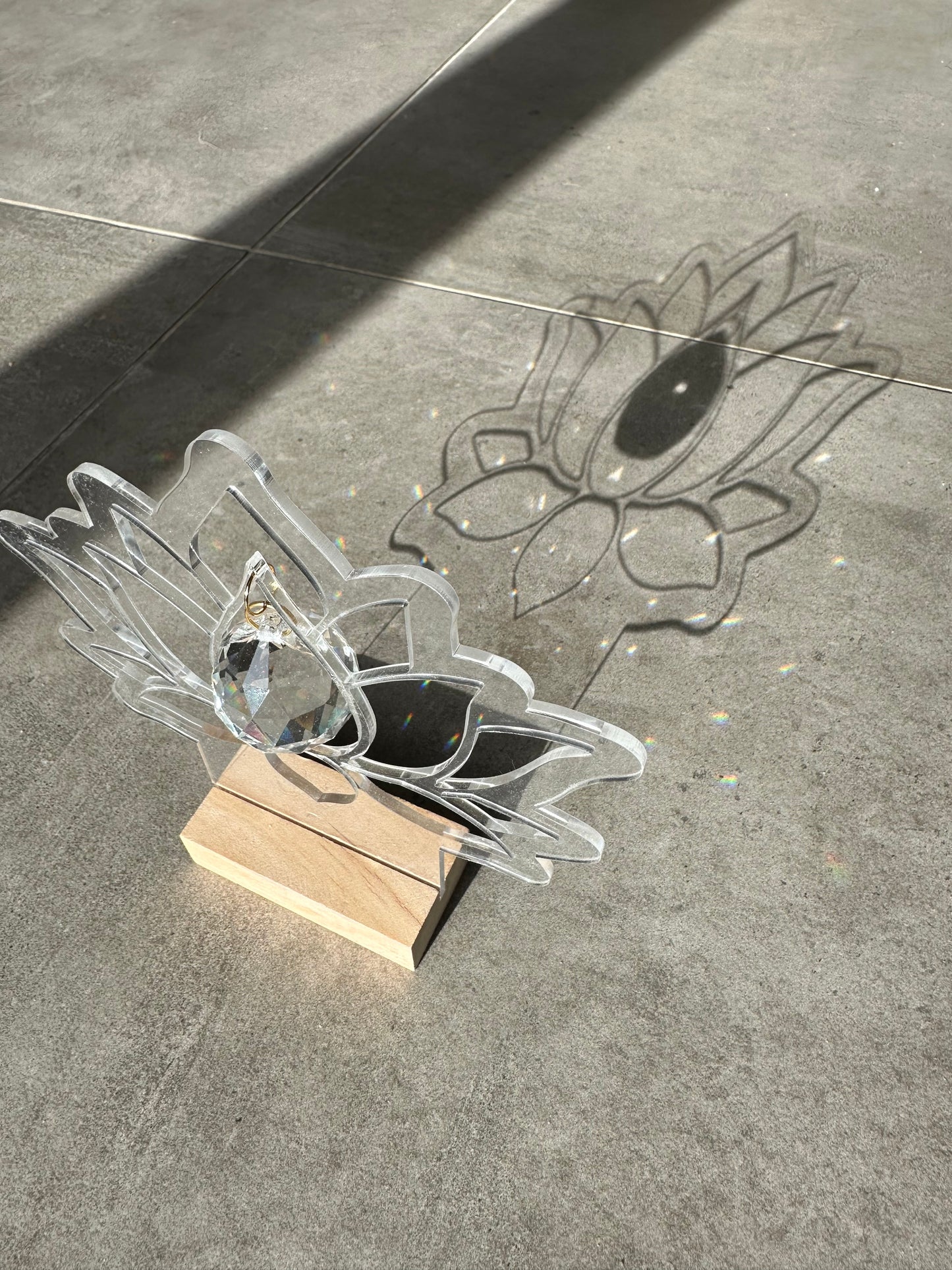 Attrape-soleil / Suncatcher Fleurs de Lotus