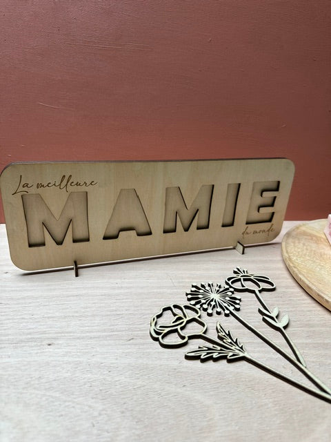 Pancarte La meilleure Mamie du monde