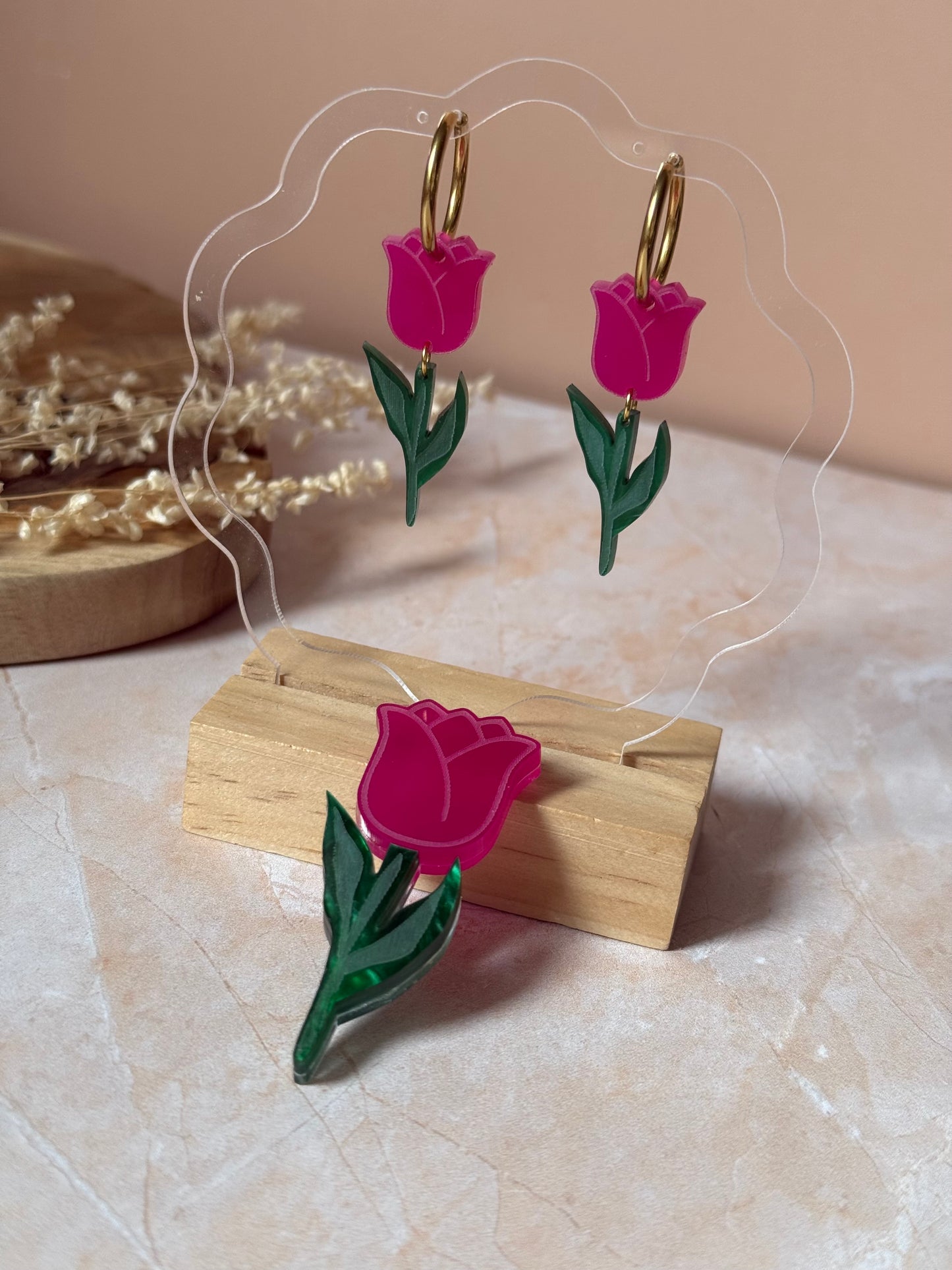 Broche Tulipe Éclatante
