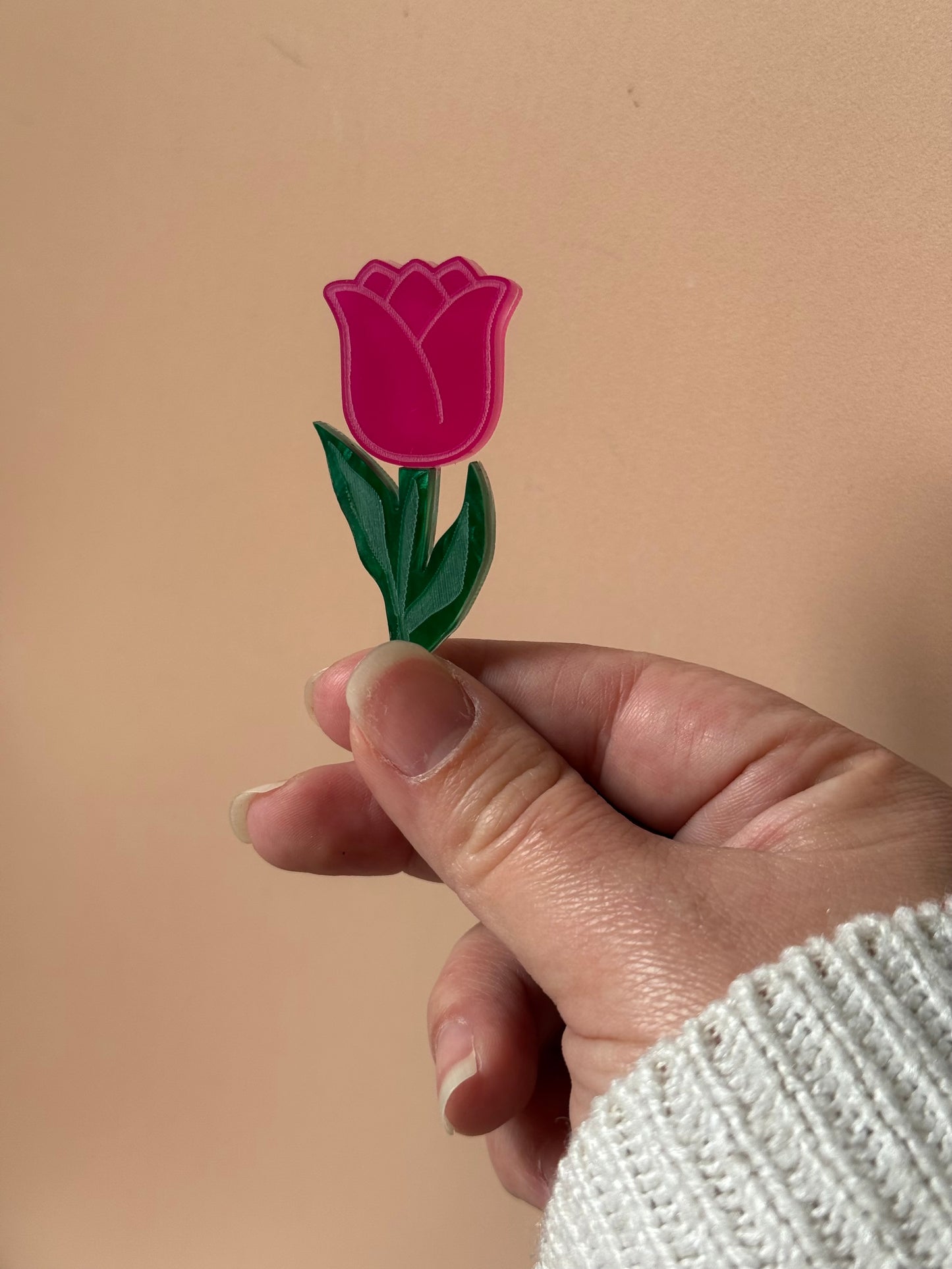Broche Tulipe Éclatante