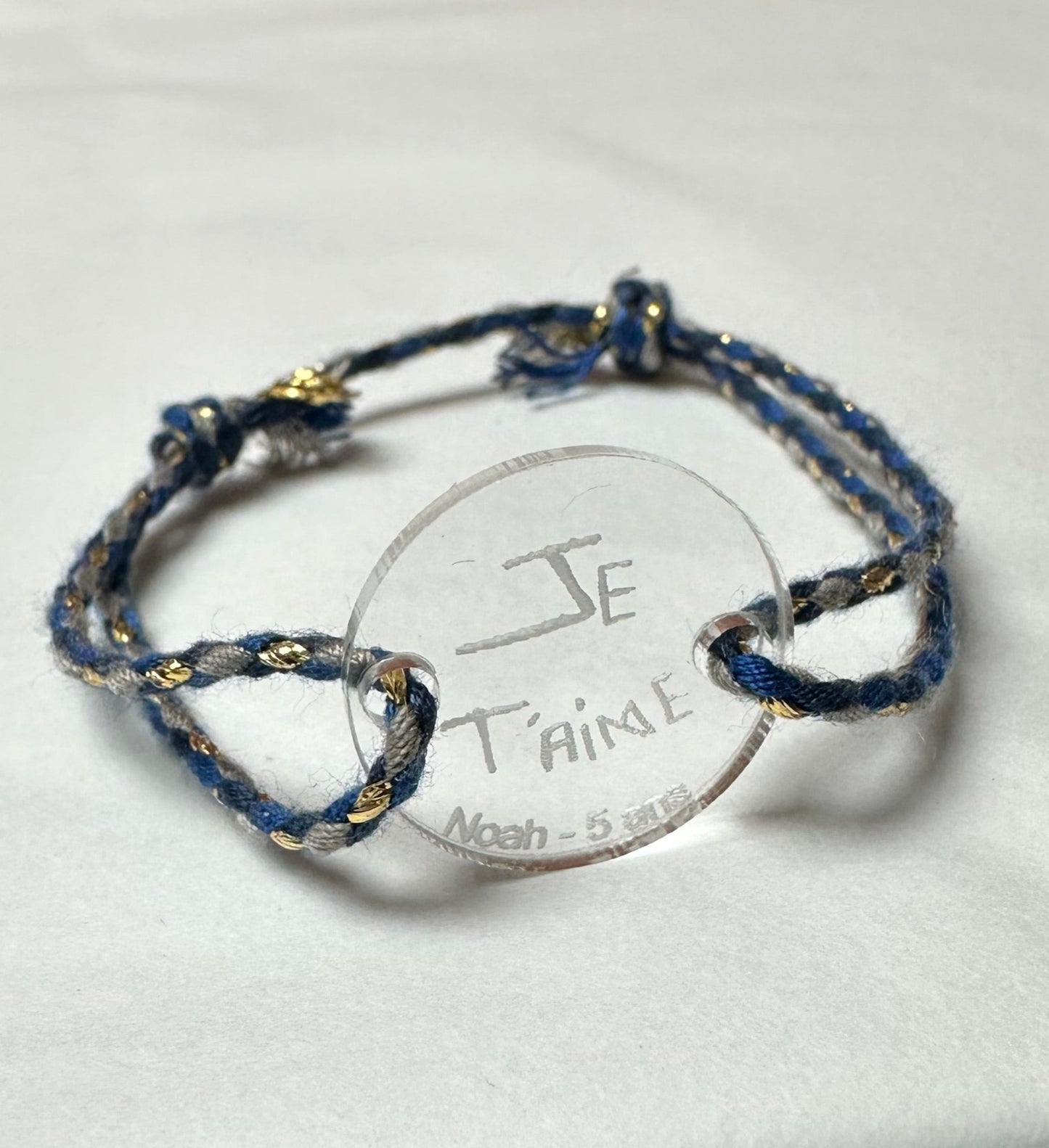 Bracelet personnalisé dessin gravé