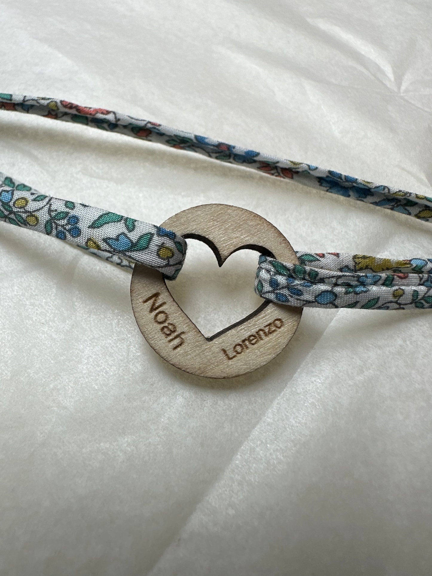 Bracelet personnalisé coeur