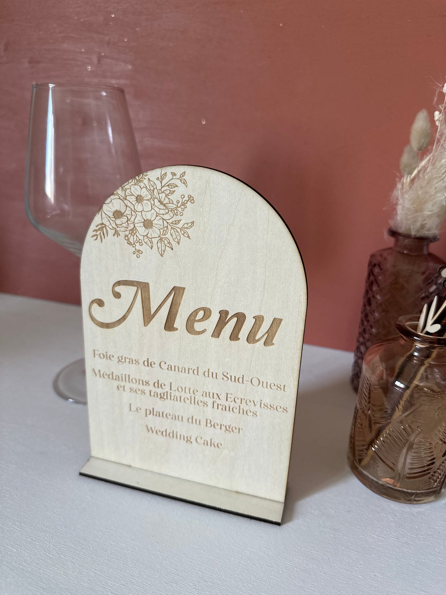 Menu - Éclat Floral