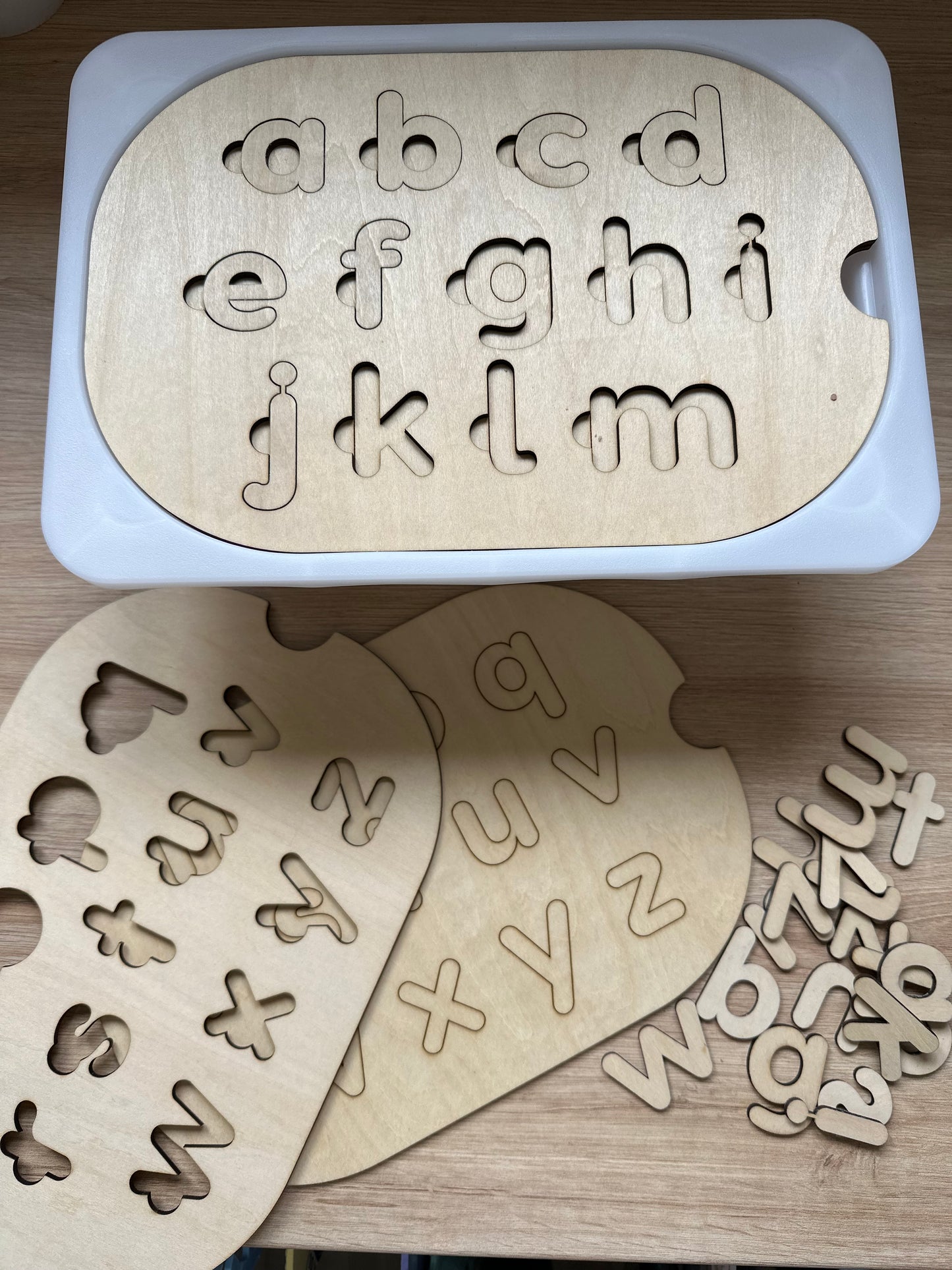 Alphabet- petit ou grand couvercle