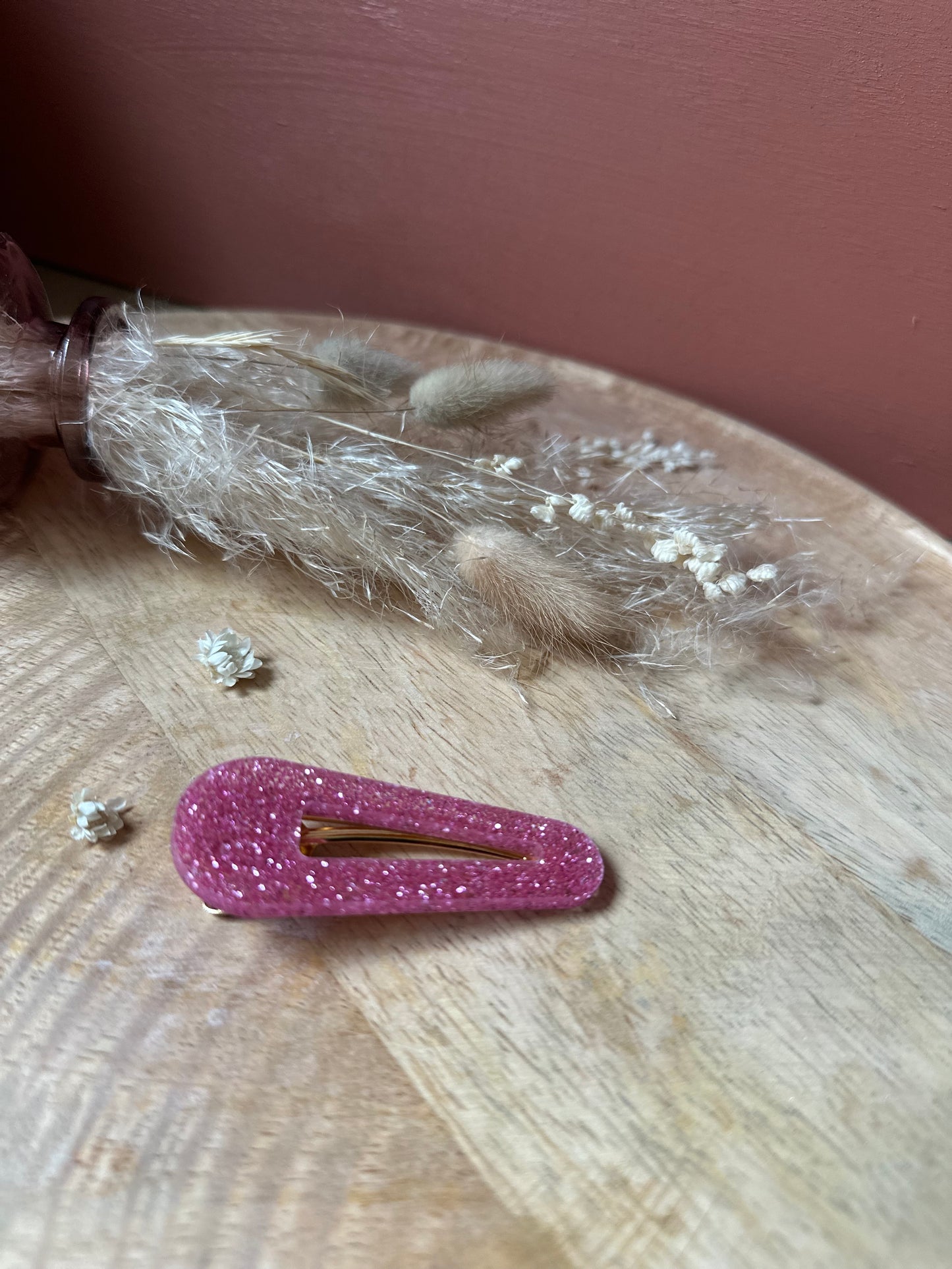 Barrettes crocodiles pailletées - Triangle
