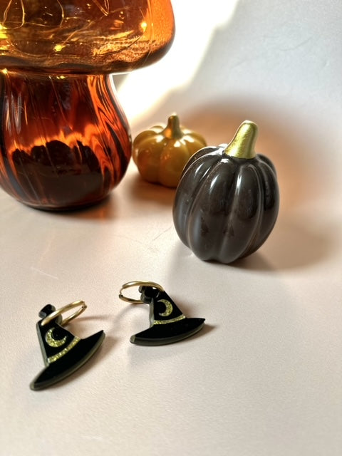 Boucles d'oreilles Créoles interchangeables - Magie Noire