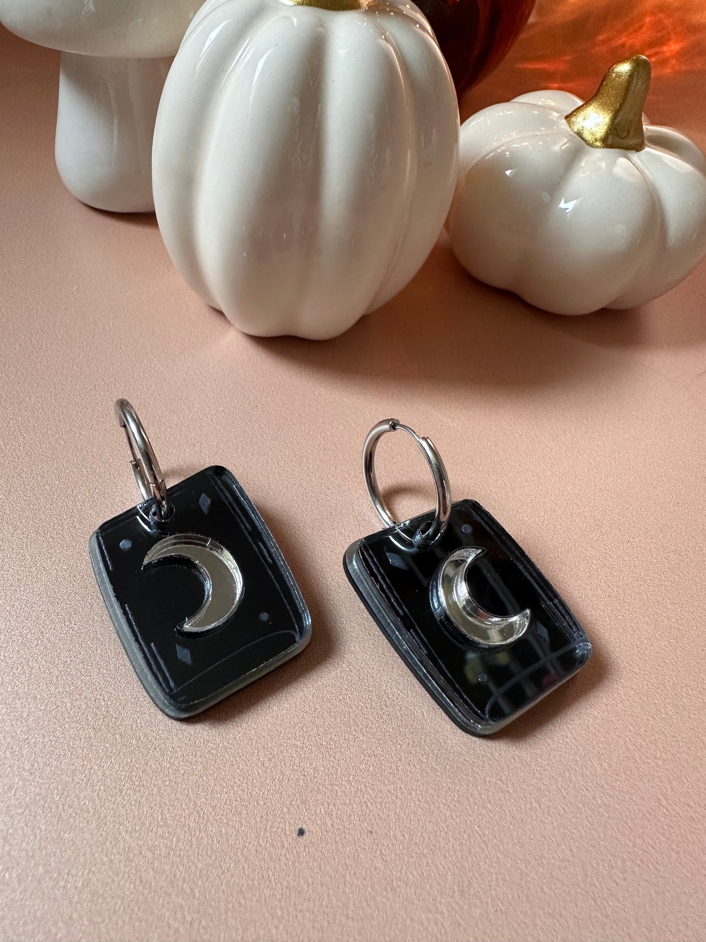 Boucles d'oreilles Créoles interchangeables - Livre des Secrets