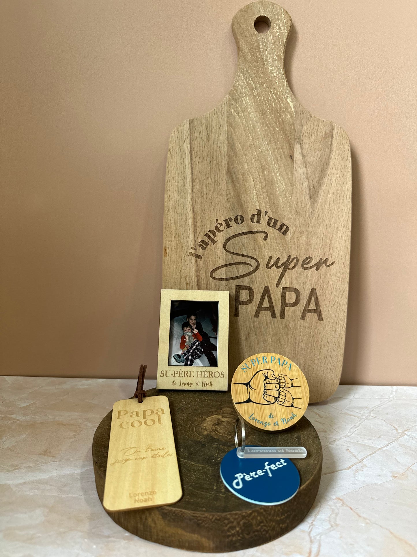 Planche à apéro : Super Papa