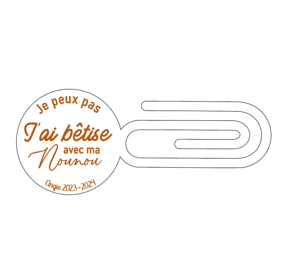 Magnet Trombone Personnalisable - Collection Fin d'Année Scolaire