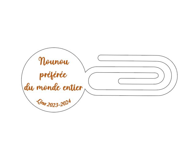 Magnet Trombone Personnalisable - Collection Fin d'Année Scolaire