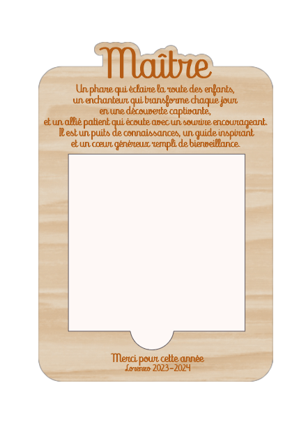 Support post-it fin d'année scolaire