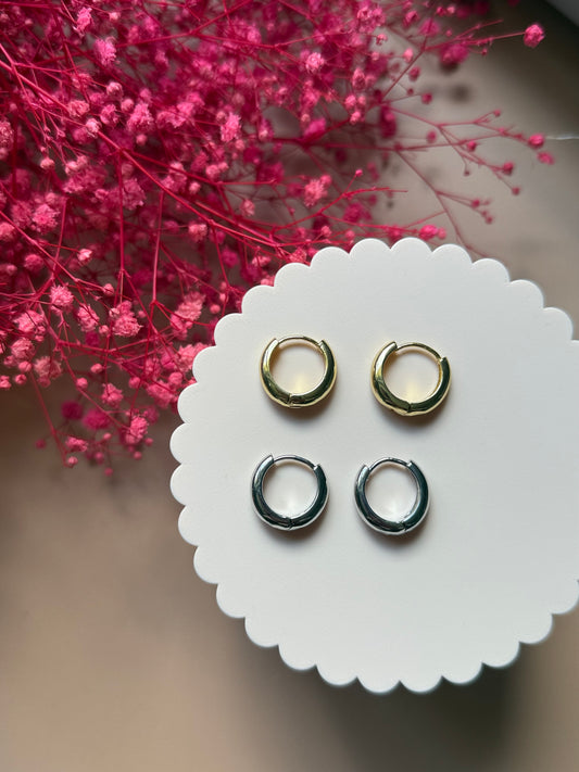 Créoles rondes épaisses