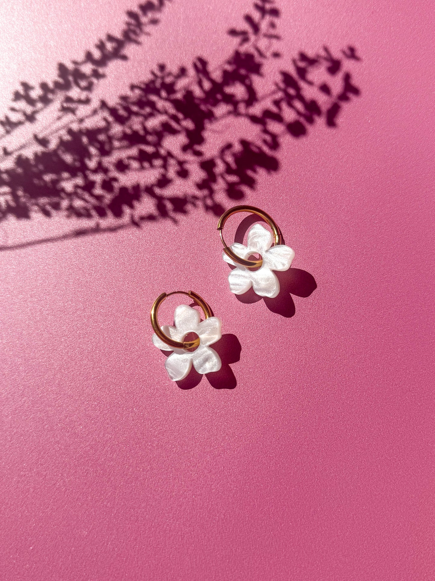 Boucles  d'oreilles Créoles Interchangeables – Plumeria