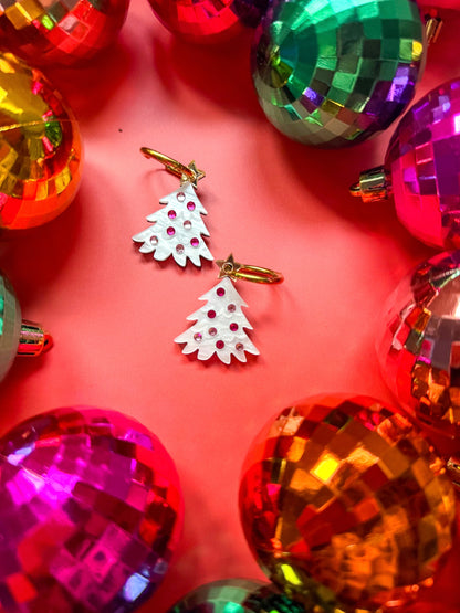 Créoles interchangeables -  Sapin Girly ✨