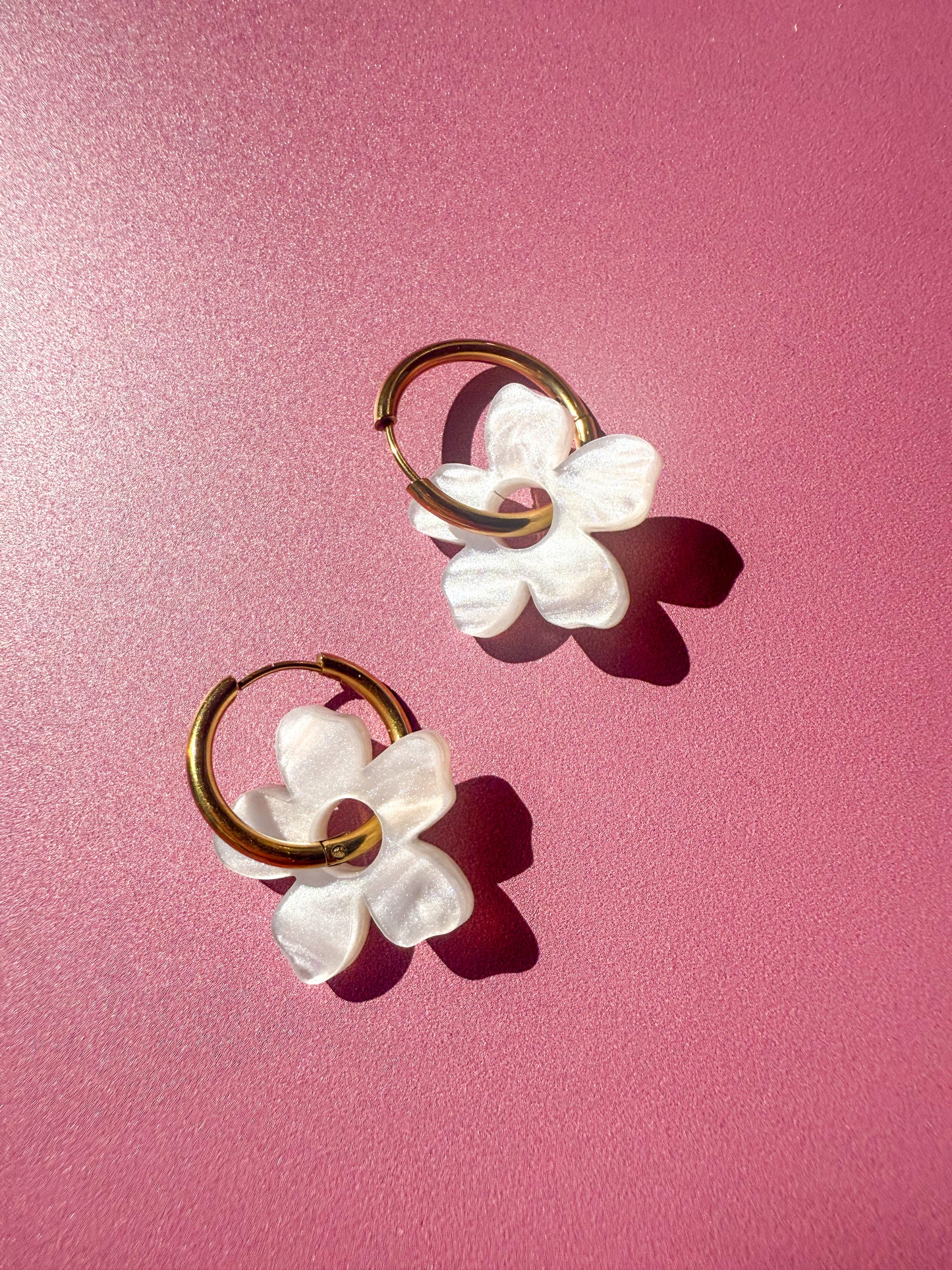 Boucles  d'oreilles Créoles Interchangeables – Plumeria