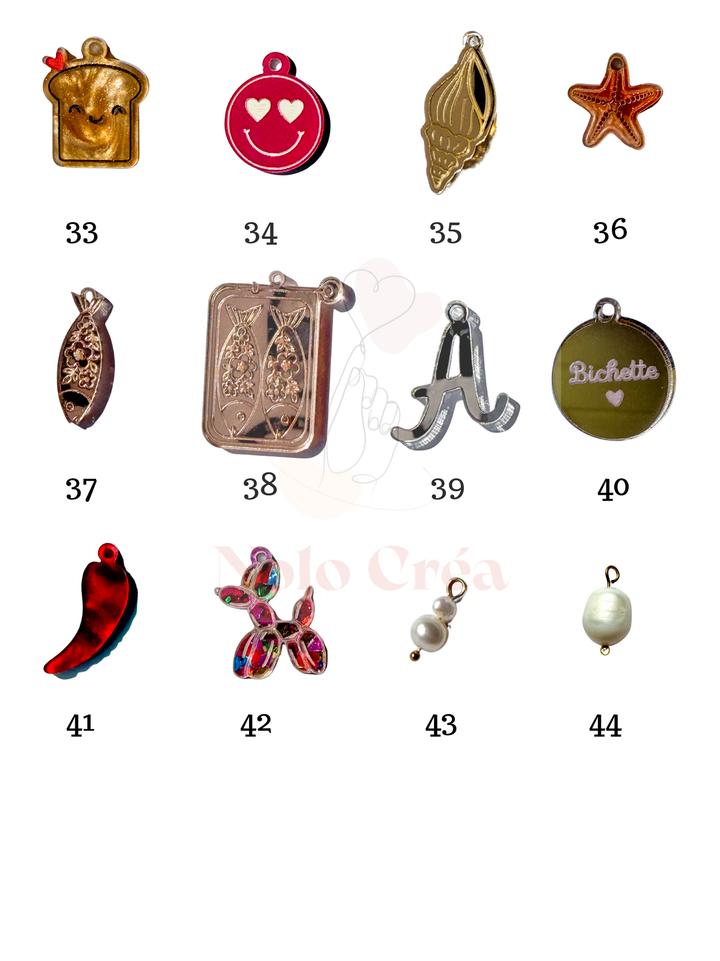 Collier Breloques Personnalisées