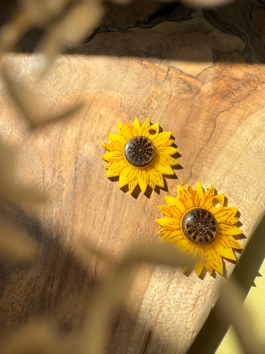 Créoles interchangeables édition d’Août "Les tournesols"