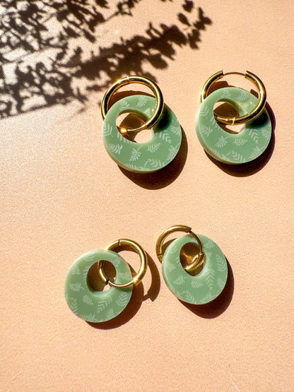 Boucles  d'oreilles Créoles Interchangeables – Natura mini 🌿