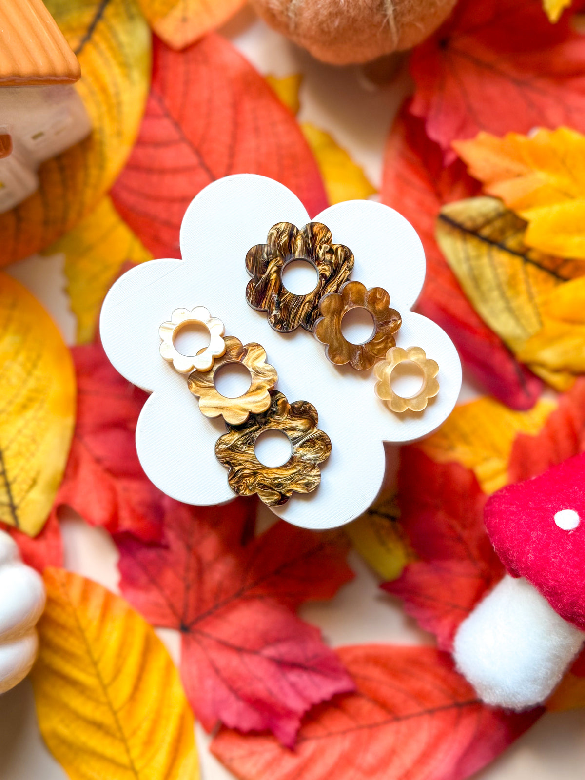 Pampilles Interchangeables - Le Trio Fleurs d’Automne