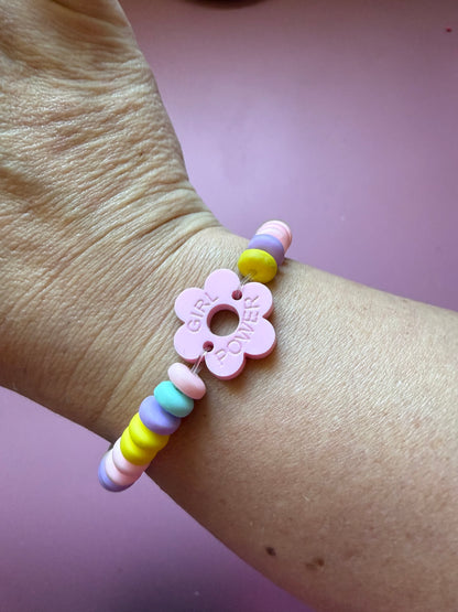 Bracelet Bonbon – Fleurs Girl Power