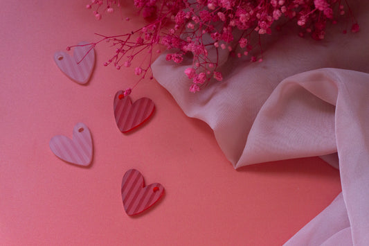 Créoles interchangeables Cœur Givré