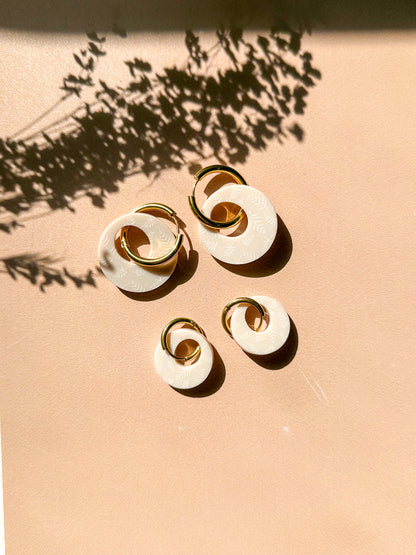 Boucles  d'oreilles Créoles Interchangeables – Natura mini 🌿