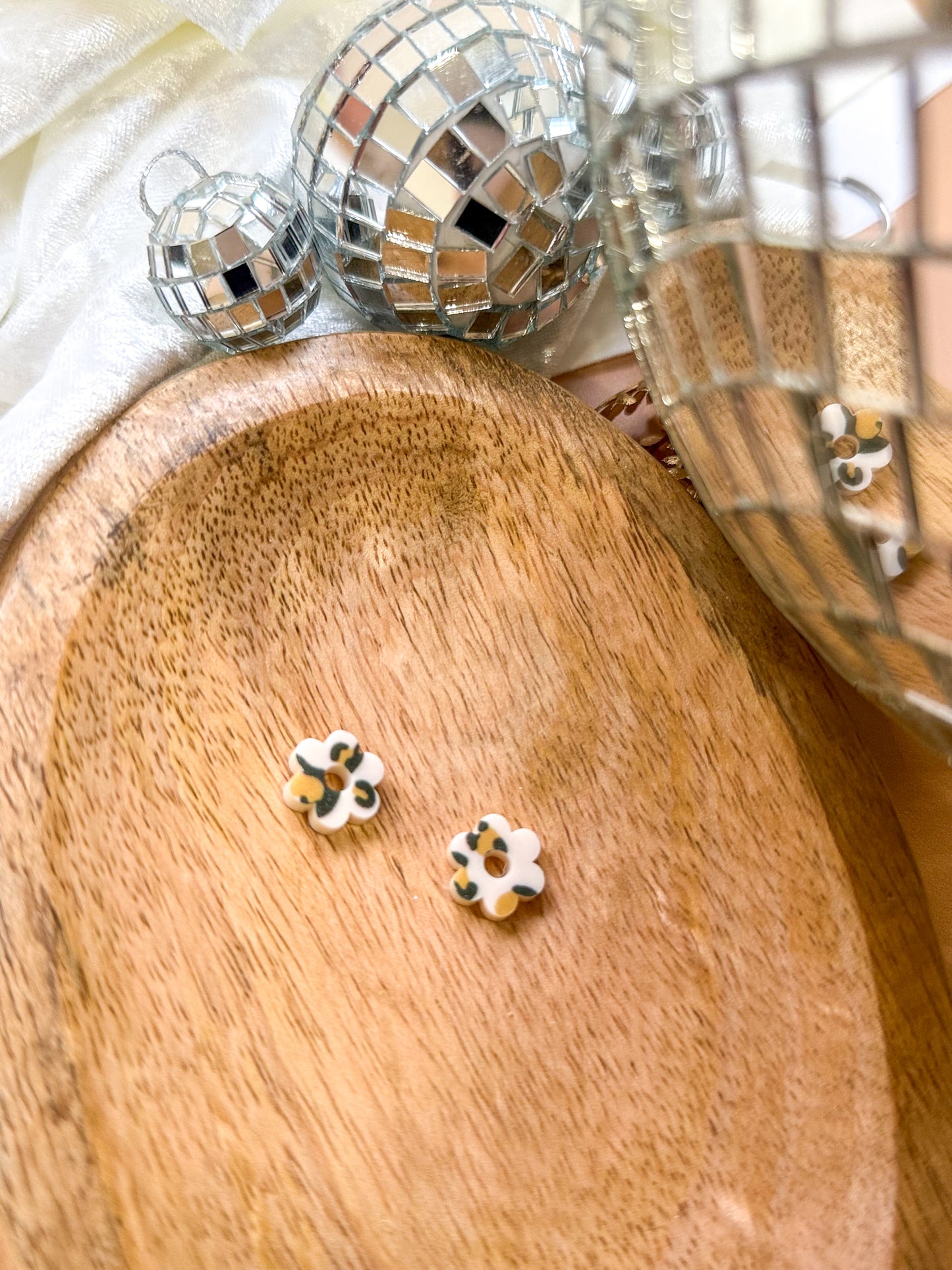 Créoles interchangeables mini Fauve iconique