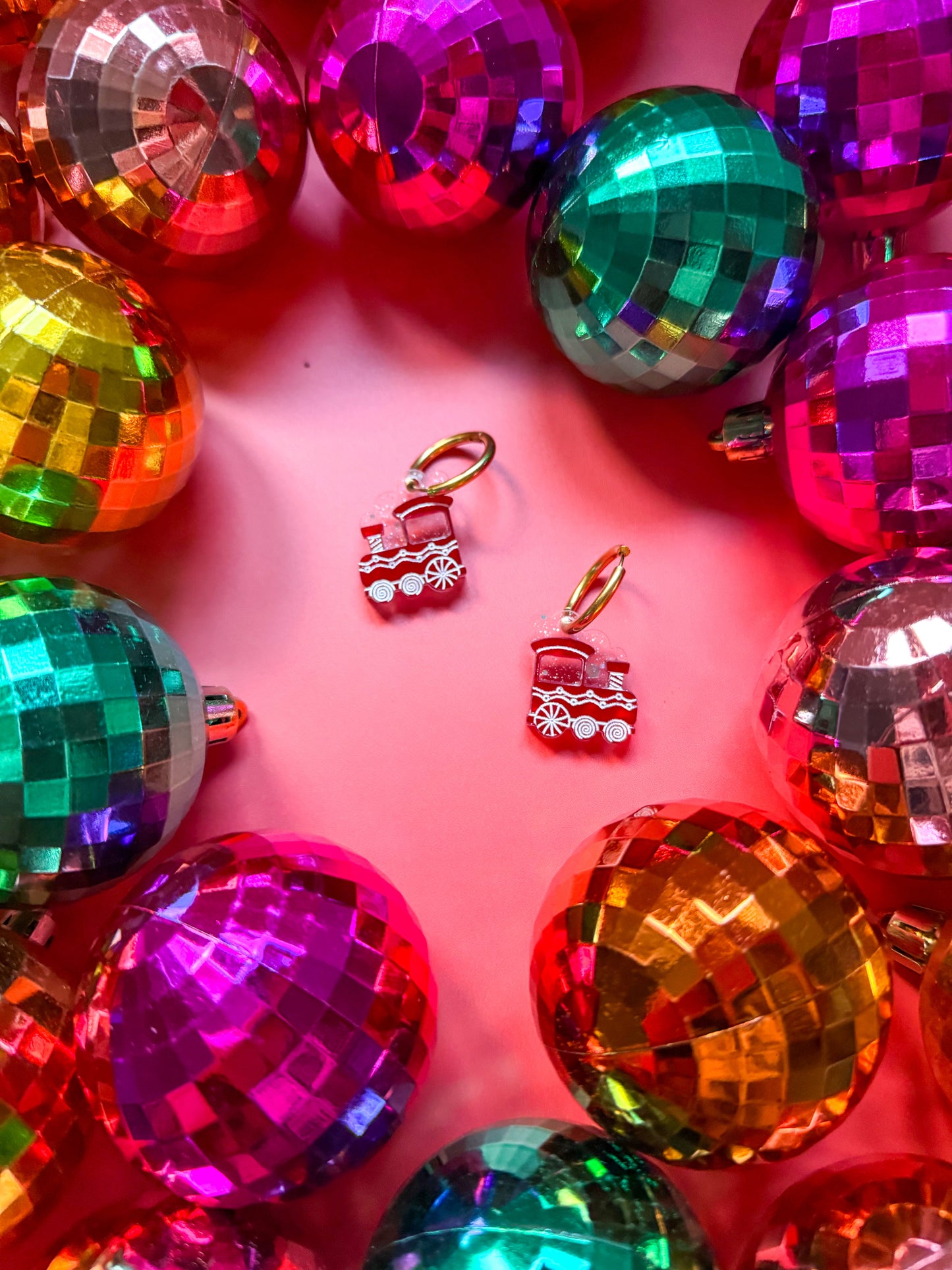 Créoles interchangeables -  Noël Express 🚂✨