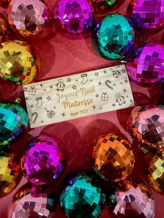 Tampon Effaceur de Tableau Personnalisé – Cadeau Maîtresse / Maître