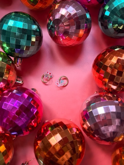 Créoles interchangeables -  Décembre mini