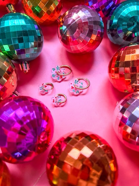 Créoles interchangeables -  Décembre mini